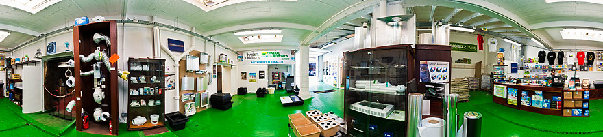 Photo panoramique magasin Hydrodiscount Nice