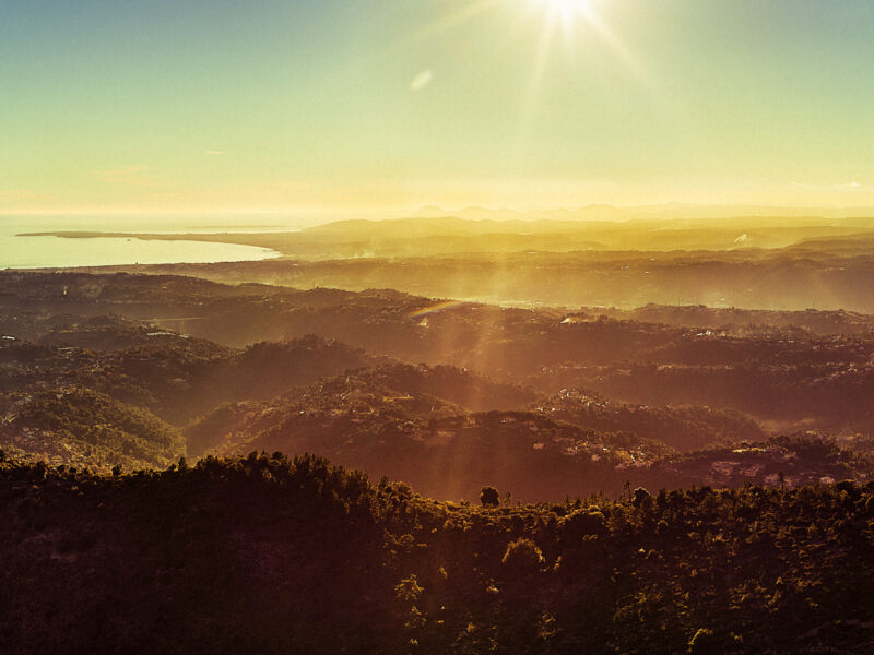 Panorama sur la Côte d&rsquo;Azur