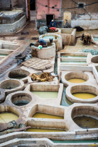 Les tanneurs de Marrakech