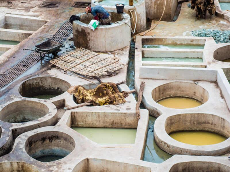 Les tanneurs de Marrakech