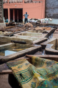 Les tanneurs de Marrakech
