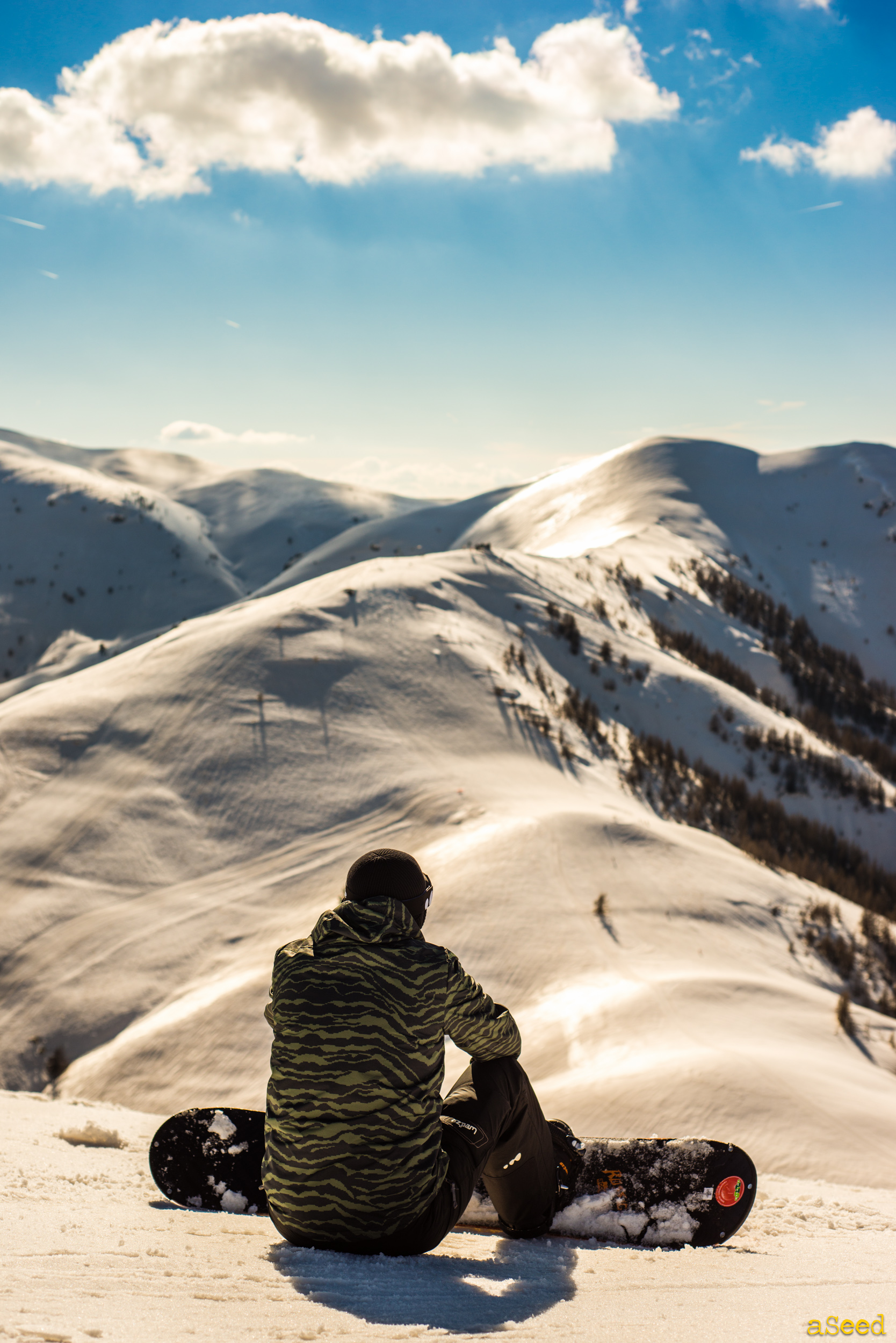 Snowboard session
