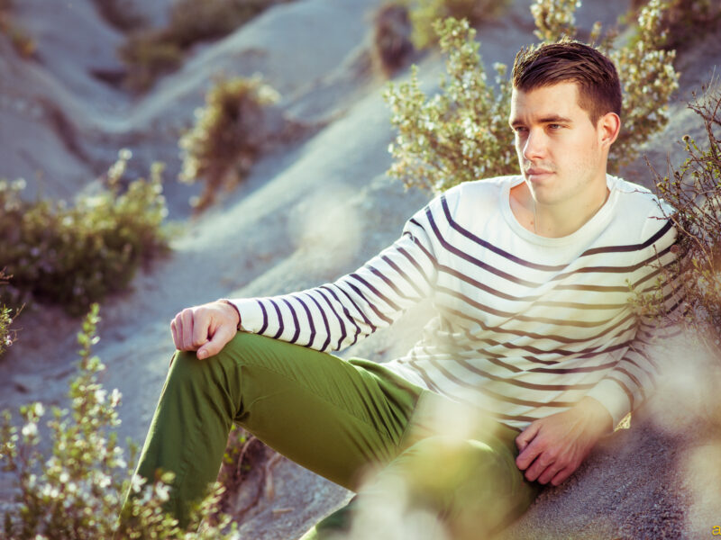 Golden hour + desert session + awesome male