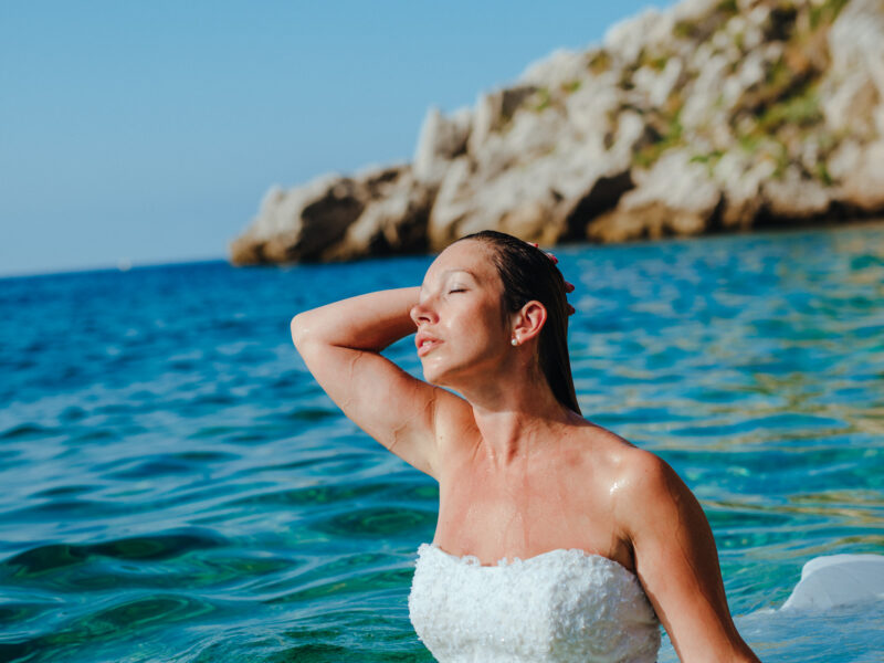 Trash The Dress à la Plage sur la Côte d&rsquo;Azur