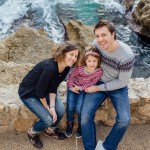 Séance photo famille au bord de mer