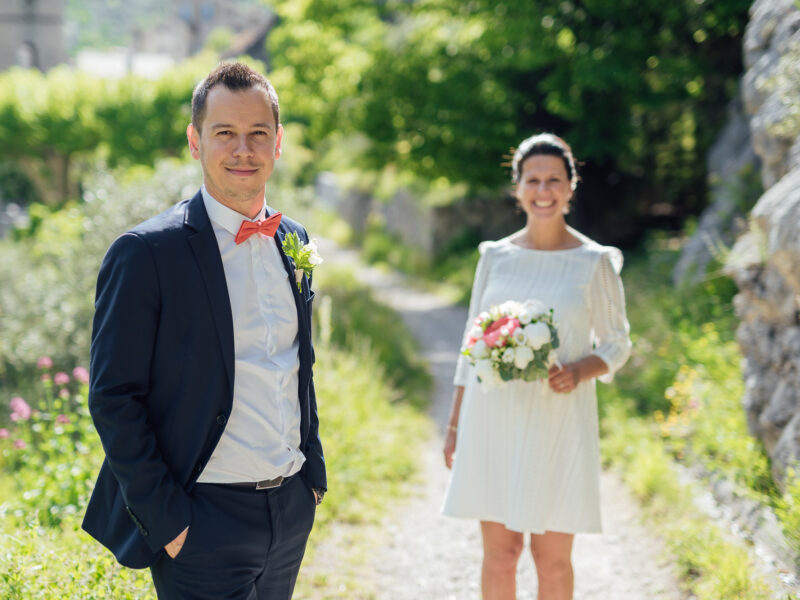Un mariage intimiste à Entrevaux