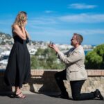 Above the stunning the French Riviera, this beautiful couple lived a love story straight