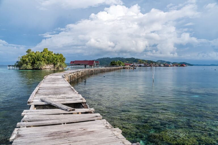Bienvenue à Pulau Papan. Pour rejoindre ce village unique, il faut emprunter un incroyable