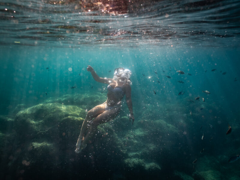 Plonger dans un rêve, la photo underwater